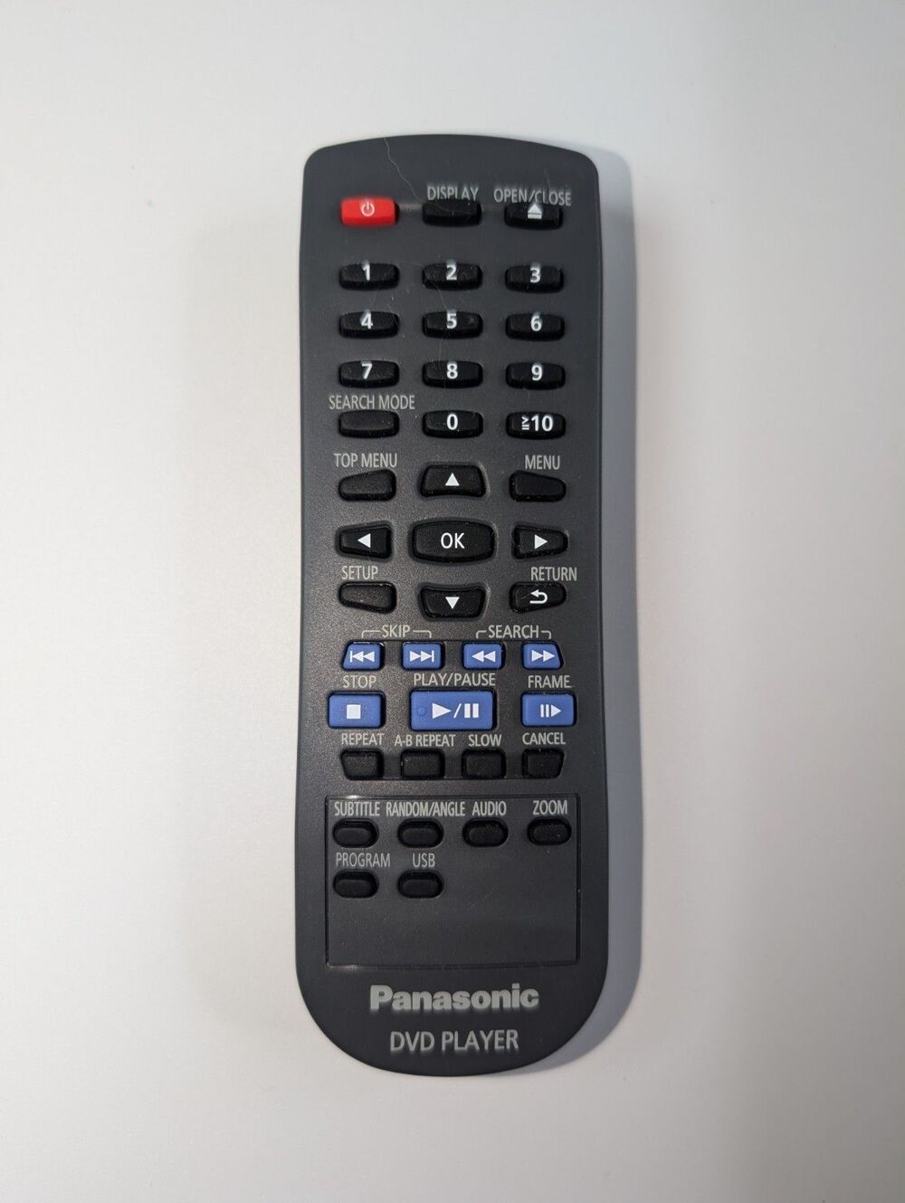 Panasonic remote control N2QAYA000080 original for DVD-S500 and DVD-S700, tested